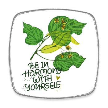 Harmony, Nature - Square fridge magnet - white - Front