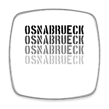 Osnabrück - Viereckiger Kühlschrankmagnet - Weiß - Vorne