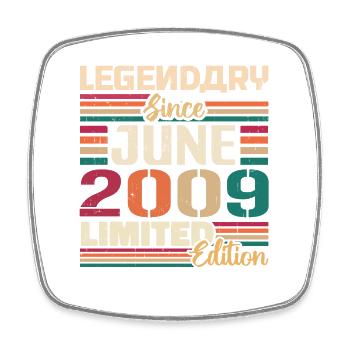 Légendaire Juin 2009 Edition Limitée Juin 2009 - Magnet carré - blanc - Devant