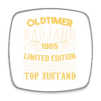 Original 1965 Jahrgang Retro Geburtstag Vintage - Viereckiger Kühlschrankmagnet - Weiß - Vorne