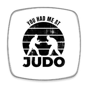 Lustiges Judoka Zitat - Viereckiger Kühlschrankmagnet - Weiß - Vorne