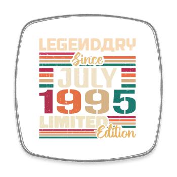Juillet 1995 Anniversaire Juillet 1995 Juillet Année - Magnet carré - blanc - Devant