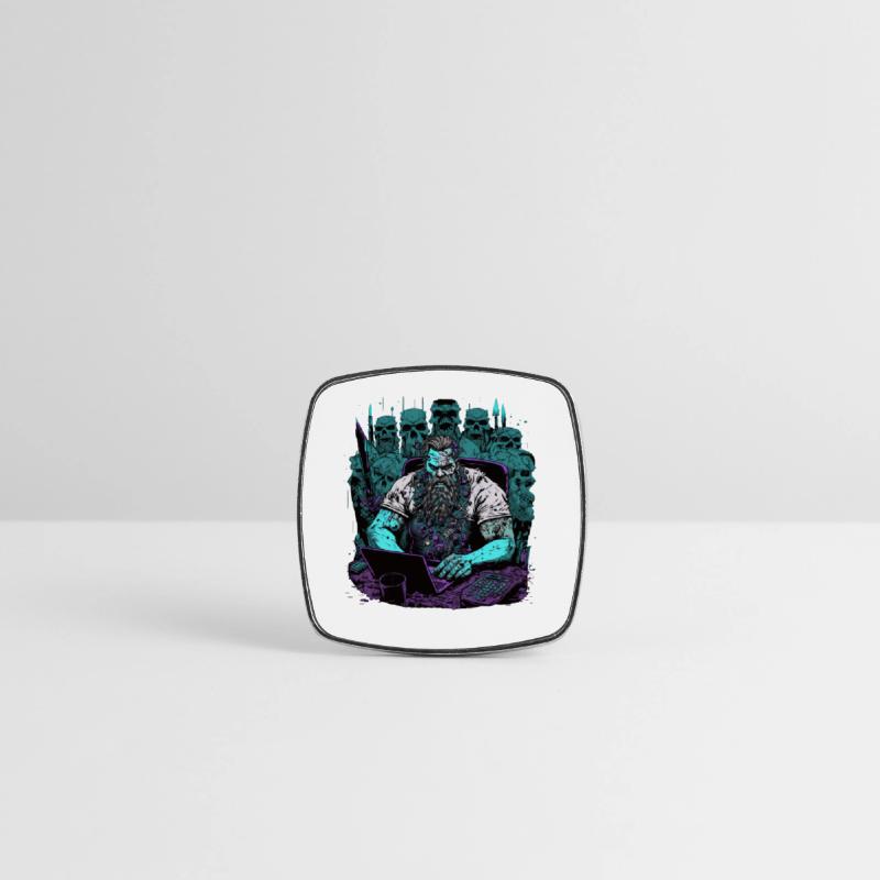 Square fridge magnet