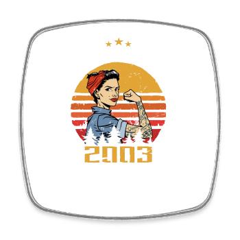Juillet 2003 - Anniversaire en juillet 2003 Cadeau - Magnet carré - blanc - Devant