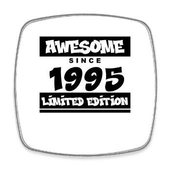 1995 - Born 1995 - Fantastic since 1995 - Square fridge magnet - white - Front