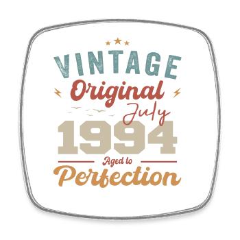July 1994 Birthday July 1994 Original 1994 July - Square fridge magnet - white - Front