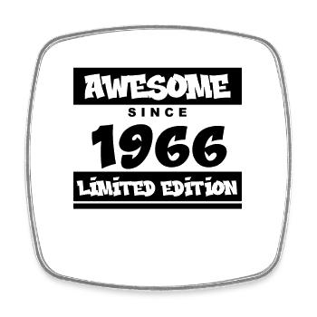 1966 - Born 1966 - Fantastic since 1966 - Square fridge magnet - white - Front