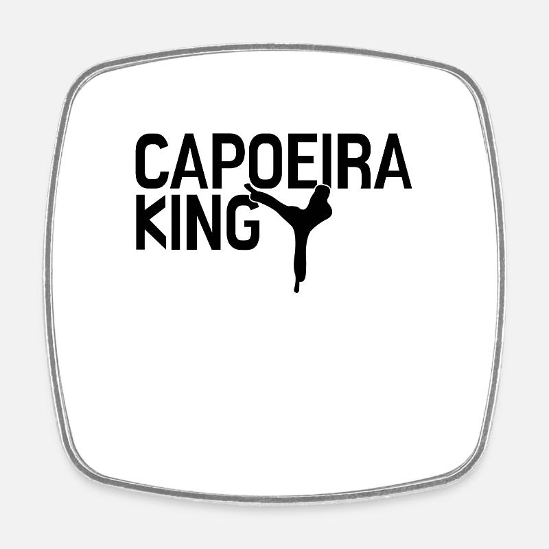Capoeira - Magnet carré - blanc