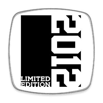 LIMITED EDITION 2012 14TH BIRTHDAY - Square fridge magnet - white - Front