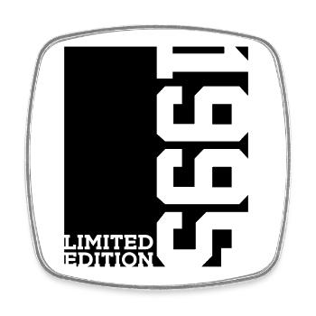 LIMITED EDITION 1995 31ST BIRTHDAY - Square fridge magnet - white - Front