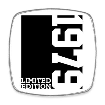 LIMITED EDITION 1979 47TH BIRTHDAY - Square fridge magnet - white - Front