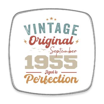 Septembre 1955 Jubilé 1955 Septembre Cadeau - Magnet carré - blanc - Devant
