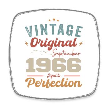 September 1966 Jubilee 1966 September Gift - Square fridge magnet - white - Front