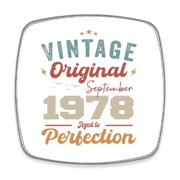 September 1978 Jubilee 1978 September Gift - Square fridge magnet - white - Front