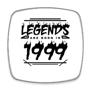 Legende 1999 - Jahrgang 1999 - Baujahr 1999 - Viereckiger Kühlschrankmagnet - Weiß - Vorne