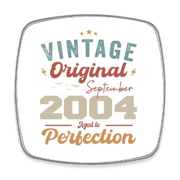 September 2004 Anniversary 2004 September Gift - Square fridge magnet - white - Front