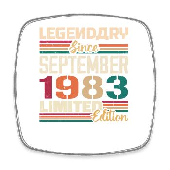 Septembre 1983 Jubilé 1983 Septembre Don - Magnet carré - blanc - Devant