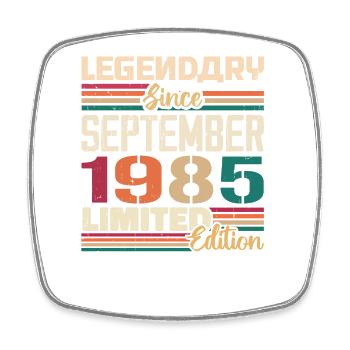 September 1985 Jubilee 1985 September Gift - Square fridge magnet - white - Front