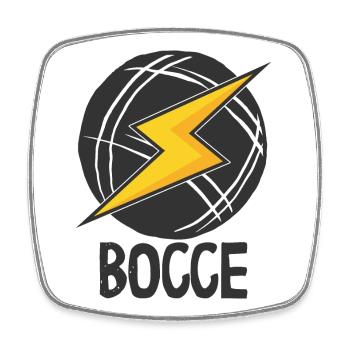 Bocce Spruch Bocce Ball mit Jack Bocci Game Bocce - Viereckiger Kühlschrankmagnet - Weiß - Vorne