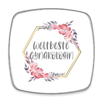 Gynäkologin Ärztin Doktorin Beruf Geschenk - Viereckiger Kühlschrankmagnet - Weiß - Vorne