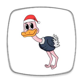 Bouquet Christmas - Square fridge magnet - white - Front
