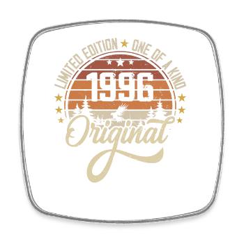 1996 Vintage Vintage rétro cadeau d’anniversaire - Magnet carré - blanc - Devant