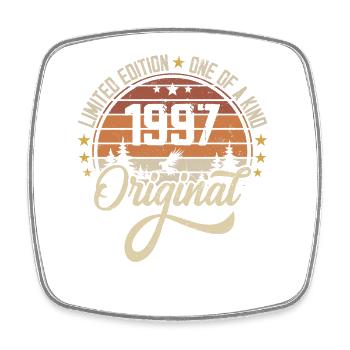 1997 Vintage Vintage rétro cadeau d’anniversaire - Magnet carré - blanc - Devant