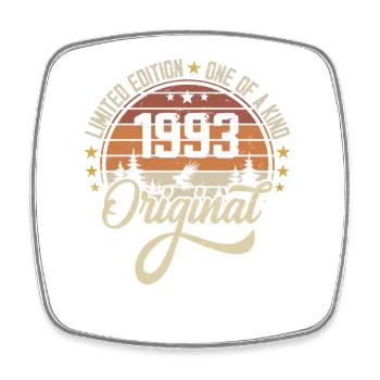 1993 Vintage Vintage rétro cadeau d’anniversaire - Magnet carré - blanc - Devant