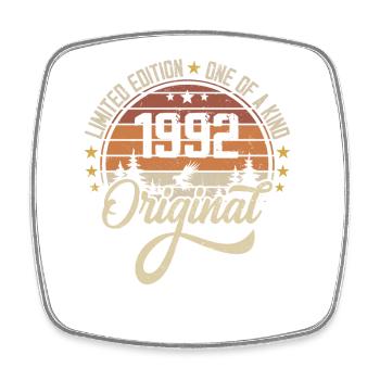 1992 Vintage Vintage rétro cadeau d’anniversaire - Magnet carré - blanc - Devant