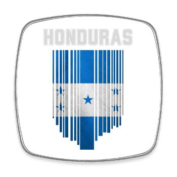 Flag of Honduras, Honduran pride - Square fridge magnet - white - Front