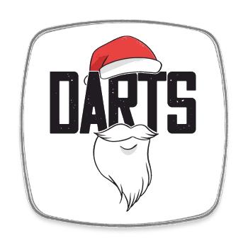 Dart Enthusiast Darts Board Meister Dart Spieler - Viereckiger Kühlschrankmagnet - Weiß - Vorne