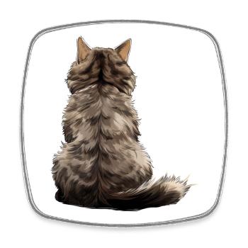 Selkirk Rex - Square fridge magnet - white - Front