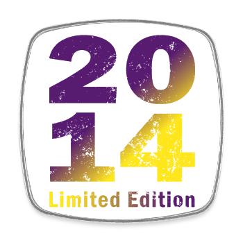 Geburtstag, geboren in 2010 limited edition - Viereckiger Kühlschrankmagnet - Weiß - Vorne