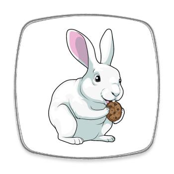 Bunny Cookie - Square fridge magnet - white - Front