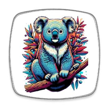Koala - Square fridge magnet - white - Front