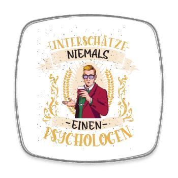 Psychologe Geschenk Psychologie Lustig - Viereckiger Kühlschrankmagnet - Weiß - Vorne