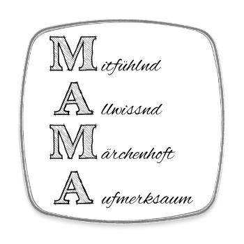 Mom, Dialect, Best Mom, Mother's Day - Square fridge magnet - white - Front