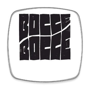 Bocce Spruch Bocce Ball mit Jack Bocci Game Bocce - Viereckiger Kühlschrankmagnet - Weiß - Vorne