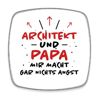 Architekt Spruch Architektur Architekt Geschenk - Viereckiger Kühlschrankmagnet - Weiß - Vorne