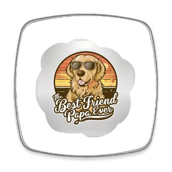 Conception ultime de chien d’amitié - Magnet carré - blanc - Devant