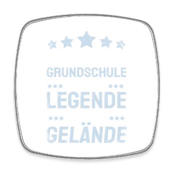 Grundschule Geschafft 2026 Grundschule Abschied - Viereckiger Kühlschrankmagnet - Weiß - Vorne