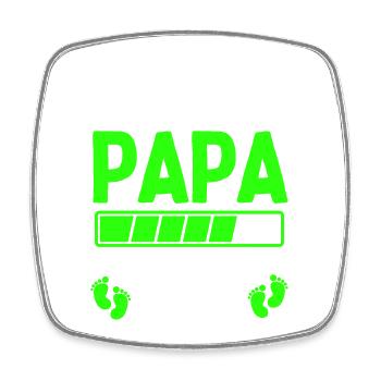 Futur Papa 2024 Papa En Cours - Magnet carré - blanc - Devant