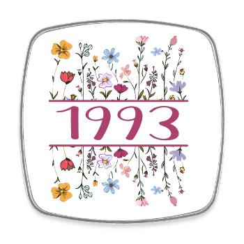 1993 Legendary Since 1993 Birthday 1993 Women - Square fridge magnet - white - Front