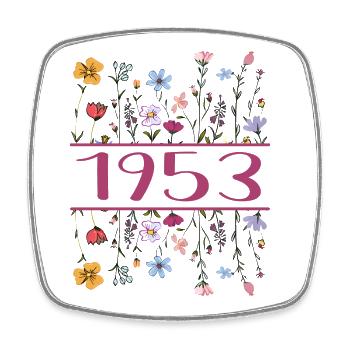 1953 Legendary since 1953 Birthday 1953 Women - Square fridge magnet - white - Front