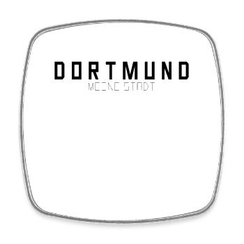 Dortmund Meine Stadt - Viereckiger Kühlschrankmagnet - Weiß - Vorne