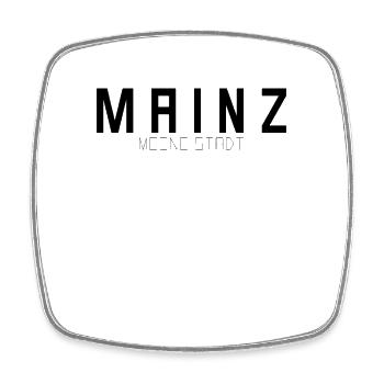 Mainz My City - Square fridge magnet - white - Front