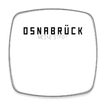 Osnabrück My City - Square fridge magnet - white - Front