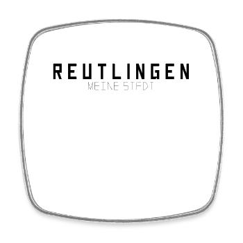 Reutlingen Meine Stadt - Viereckiger Kühlschrankmagnet - Weiß - Vorne