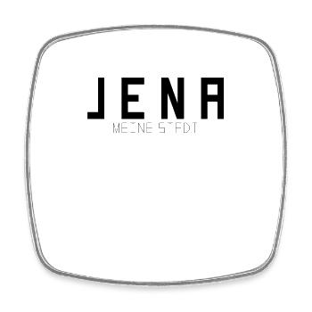 Jena Meine Stadt - Viereckiger Kühlschrankmagnet - Weiß - Vorne