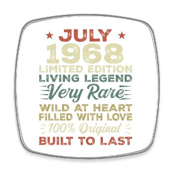 Cadeau anniversaire juillet 1968 anniversaire juillet 1968 - Magnet carré - blanc - Devant